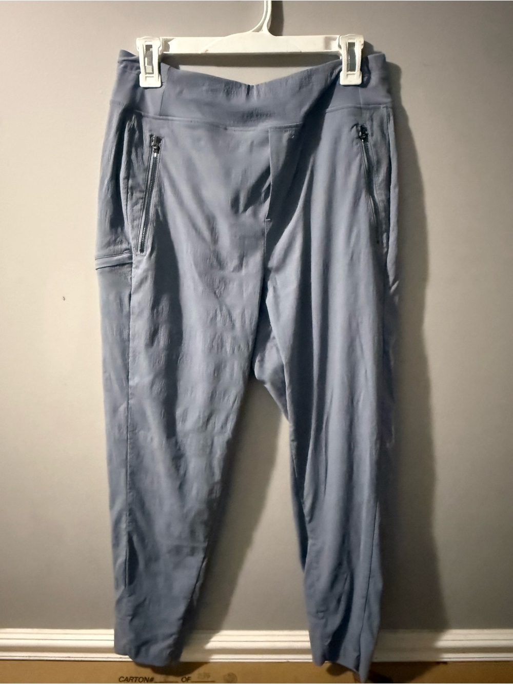 Athleta Light Gray Women's Jogger Track Pants